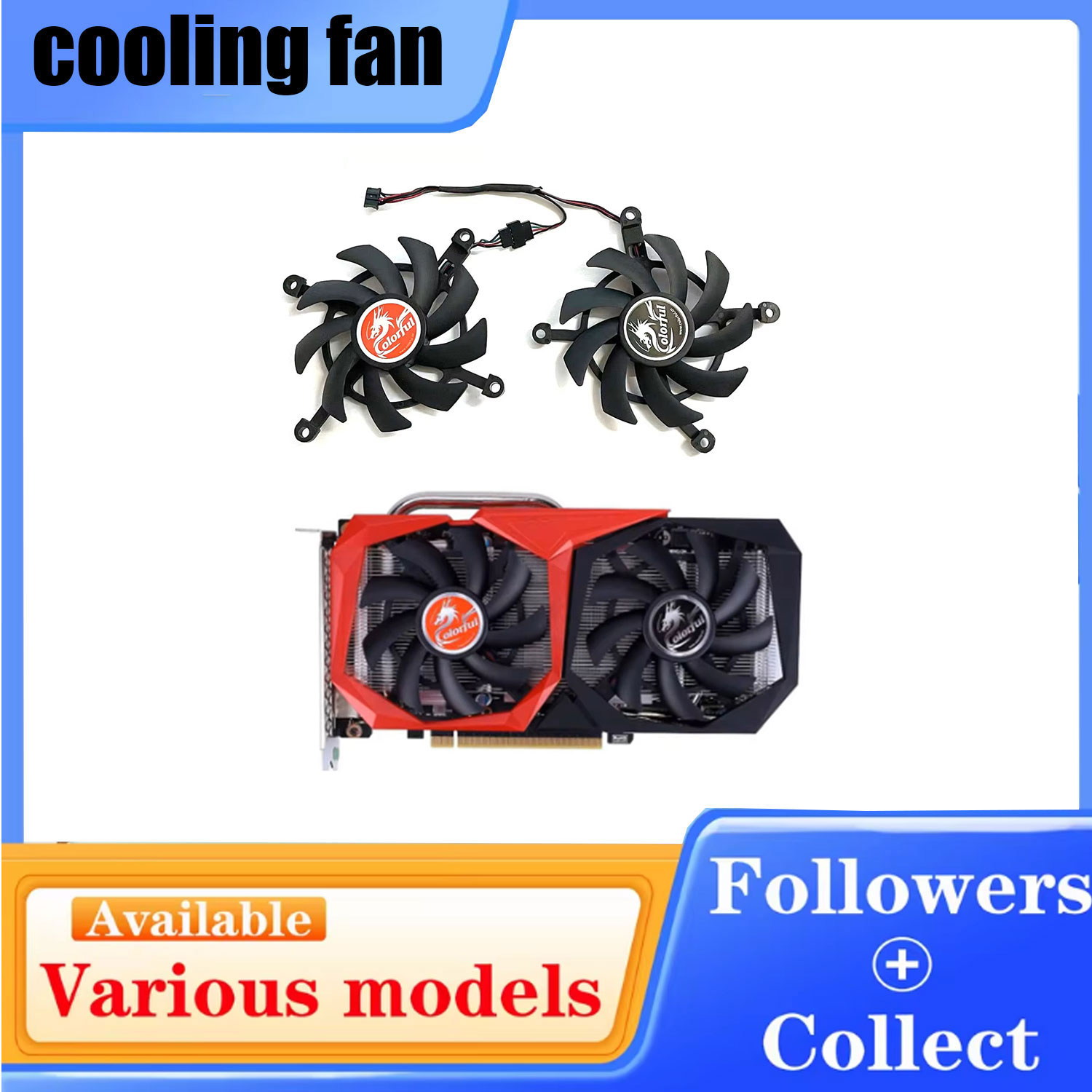 Rtx 4080 Super 16Gb - Ventilador de refrigeración de 85MM para