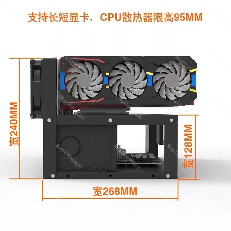 Gpu Mining Rig Frame 8 Gpu - Estructura de marco abierto para equipos
